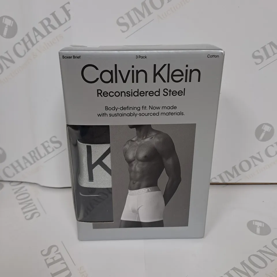 CALVIN KLEIN PACK OF 3 BOXER BRIEFS SIZE M