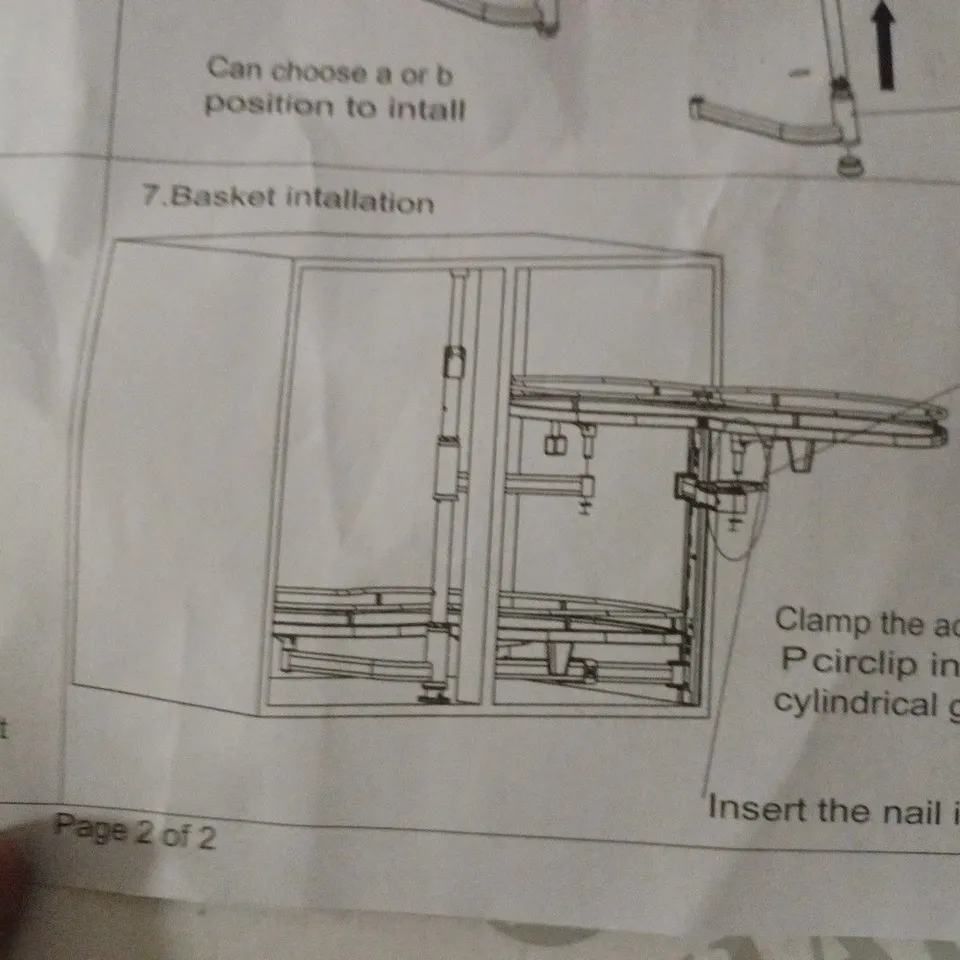 SWINGROD STORAGE FOR CUPBOARDS