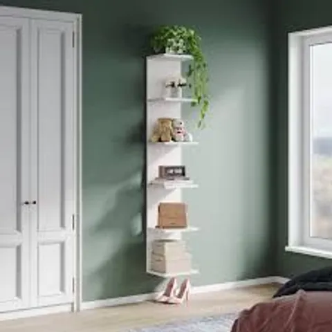BOXEX 30*160CM, WALL-MOUNTED MODERN DRESSING TABLE SHELF, WHITE (1 BOX)