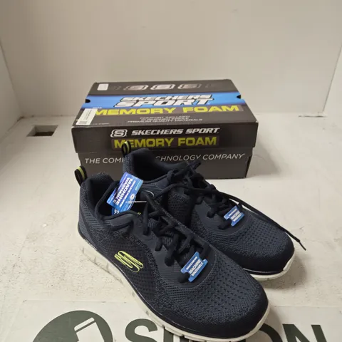 SKECHERS MEMORY FOAM TRAINERS β BLACK, UK 8