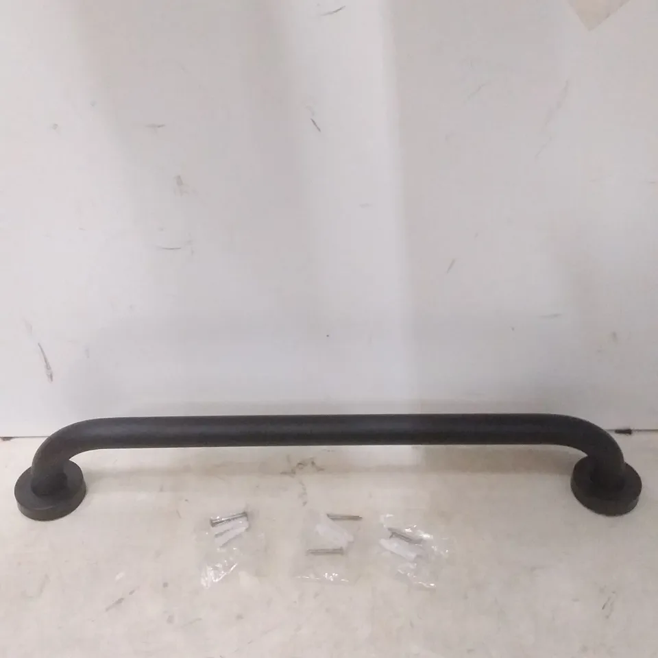 BOXED 52CM BATHROOM HAND RAIL ( BLACK )