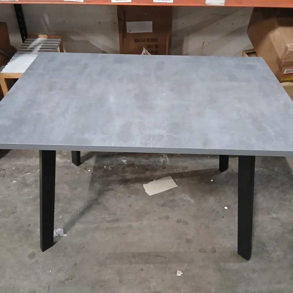 MARBLE EFFECT DINING TABLE