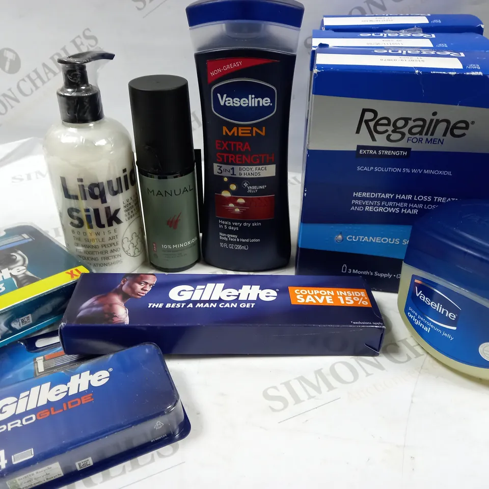 MENS SKINCARE AND HAIRCARE ASSORTMENT 10 ITEMS