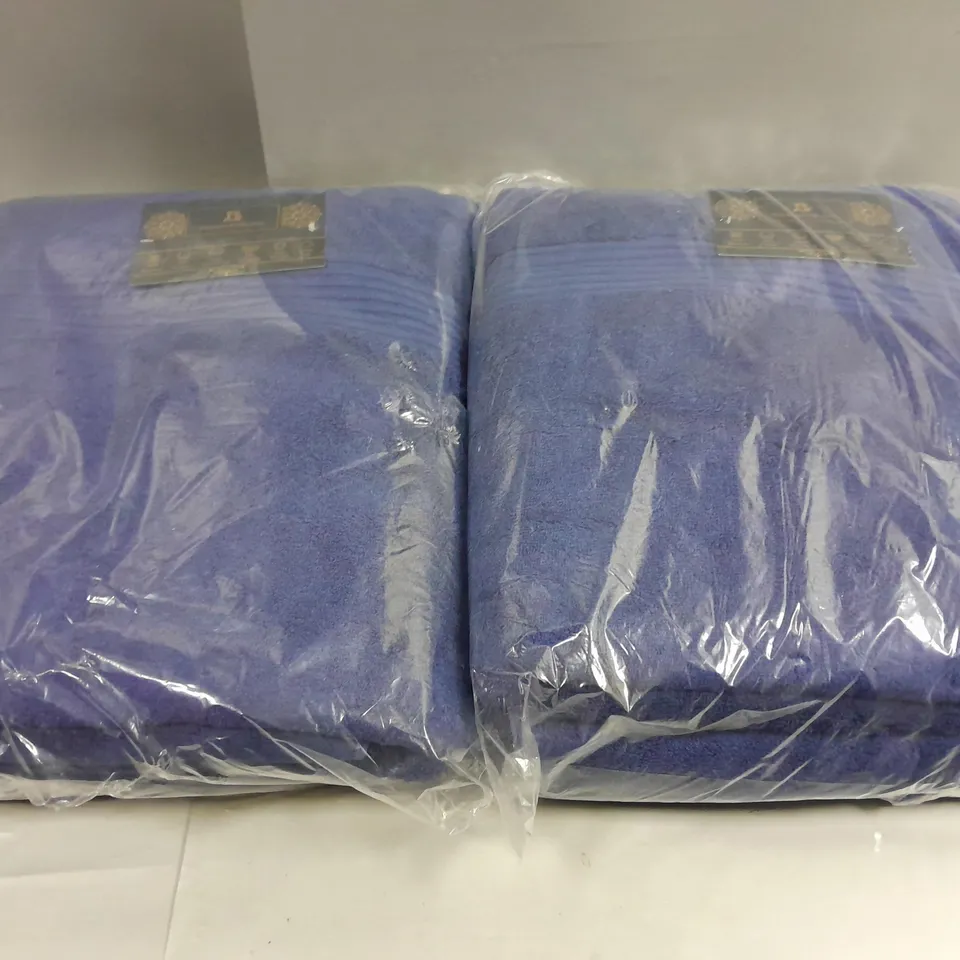 BAMBOO COLLECTION BATH TOWEL SET IN NAVY 