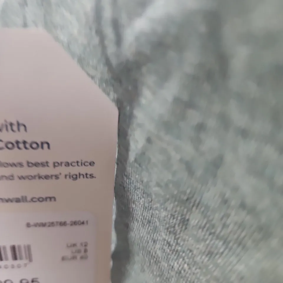 SEASALT CORNWALL TEAL LONG-SLEEVE TOP – ORGANIC COTTON (GOTS) - SIZE UK 12