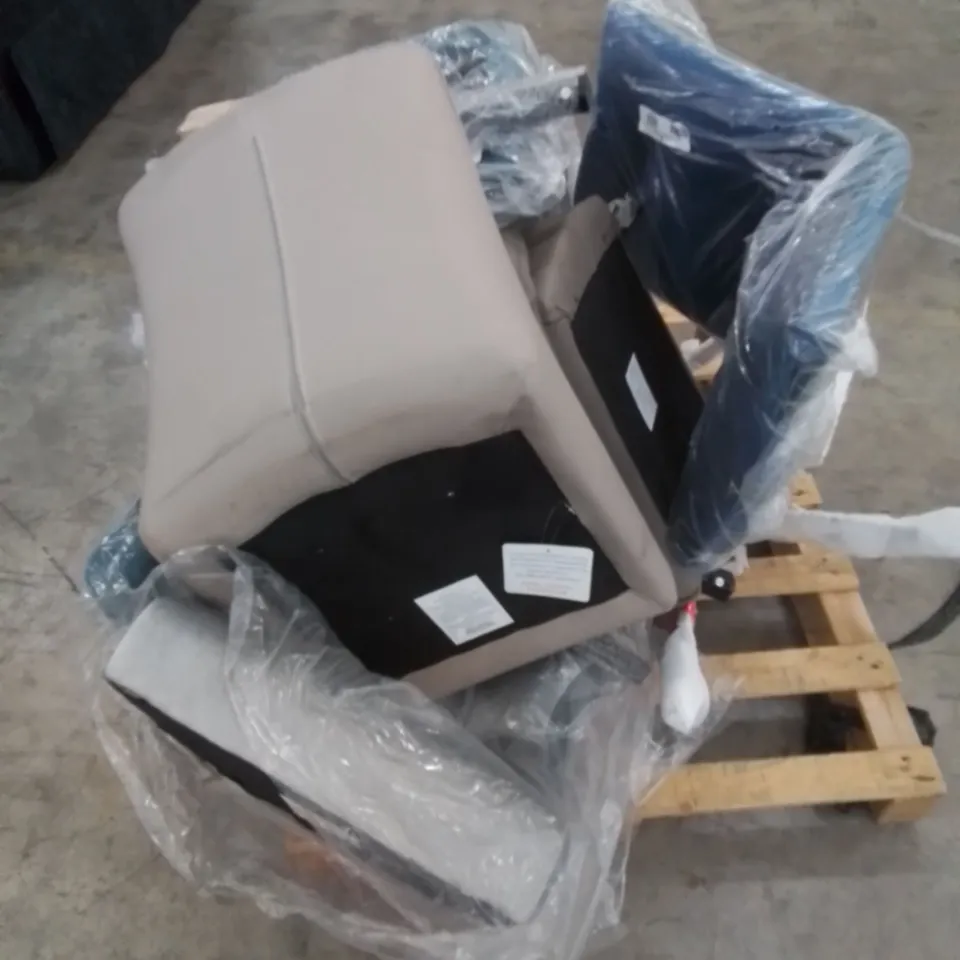 PALLET TO CONTAIN ASSORTED CHAIR PARTS INCLUDING SEATS AND FRAMES