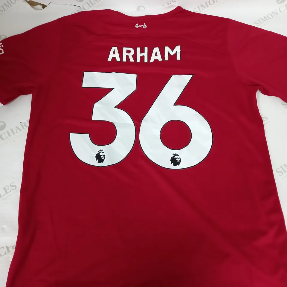 NIKE LIVERPOOL HOME SHIRT - 'ARHAM 36' - XL