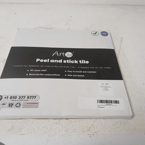 ART3D PEEL AND STICK TILE – BOXED FOR KITCHEN SPLASHBACK