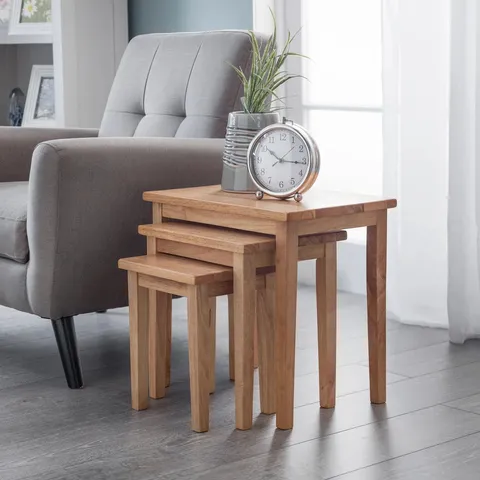 BOXED ELVINA 3 PIECE NEST OF TABLES (1 BOX)