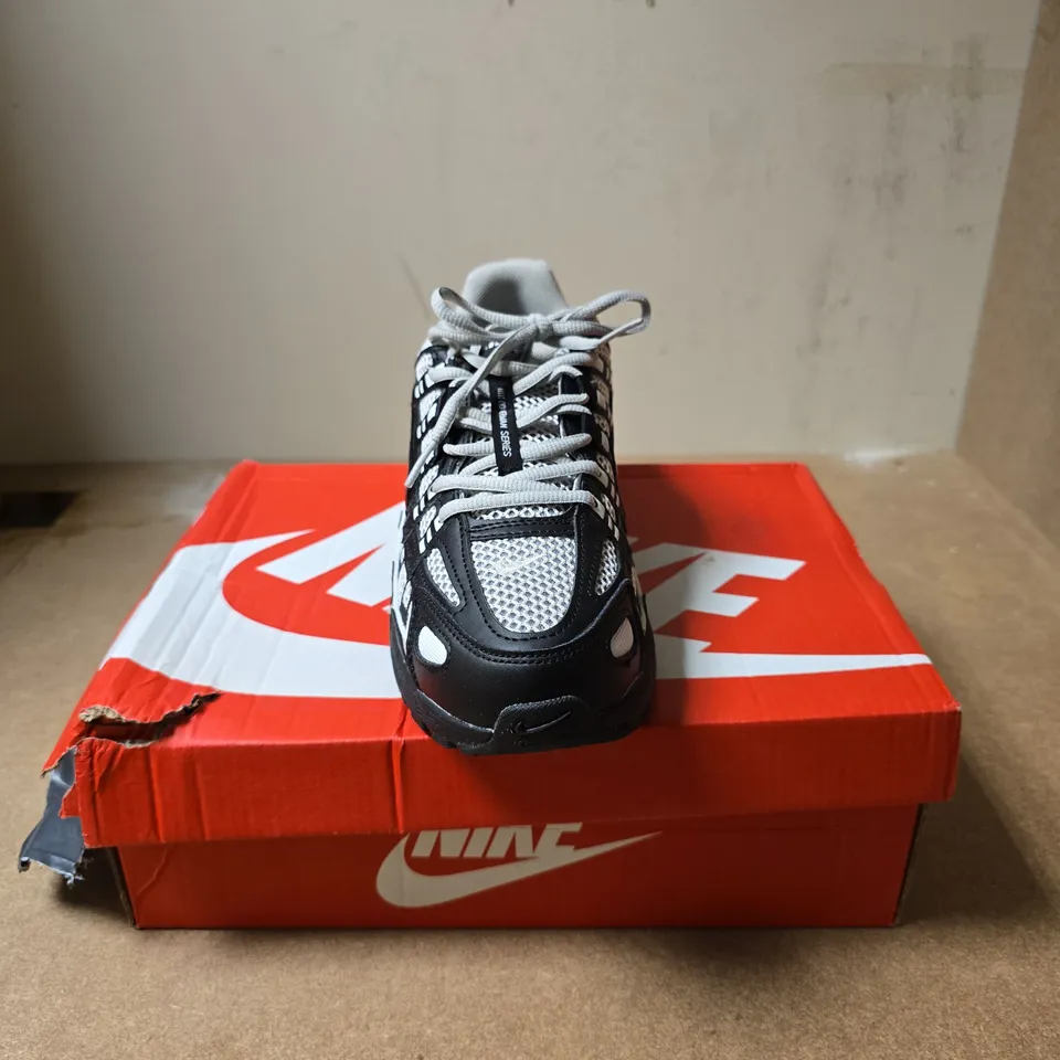 NIKE P-6000 SNEAKERS – WHITE/BLACK, UK 7