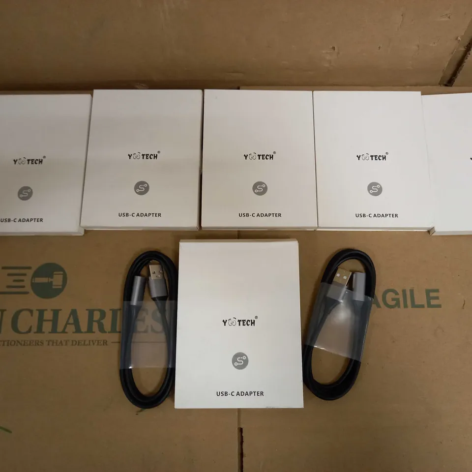 BOX OF 6 YOOTECH USB-C ADAPTERS