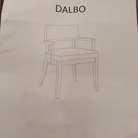 BOXED DINING CHAIR - BROWN (1 BOX)