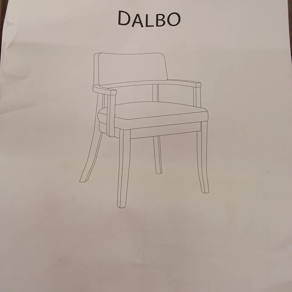 BOXED DINING CHAIR - BROWN (1 BOX) 