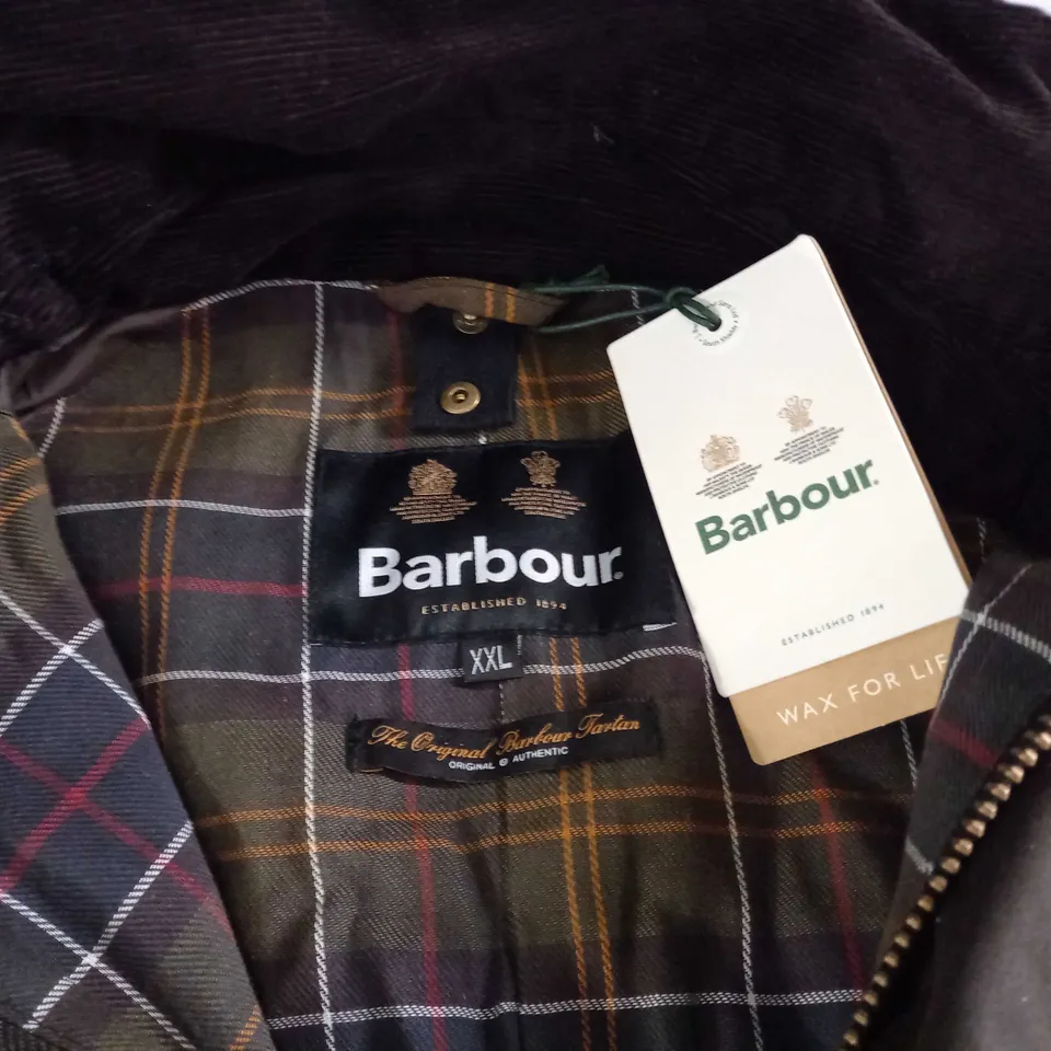 BARBOUR ASHBY WAX JACKET - XXL