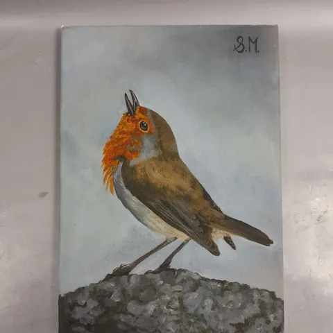 ROBIN PAINT ON CANVAS