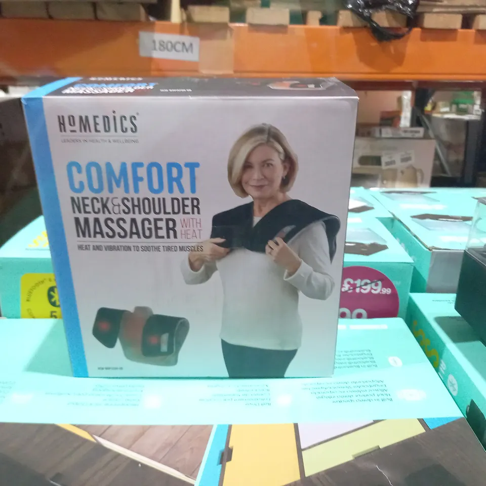 BOXED HOMEDICS COMFORT NECK AND SHOULDER MASSAGER WITH HEAT