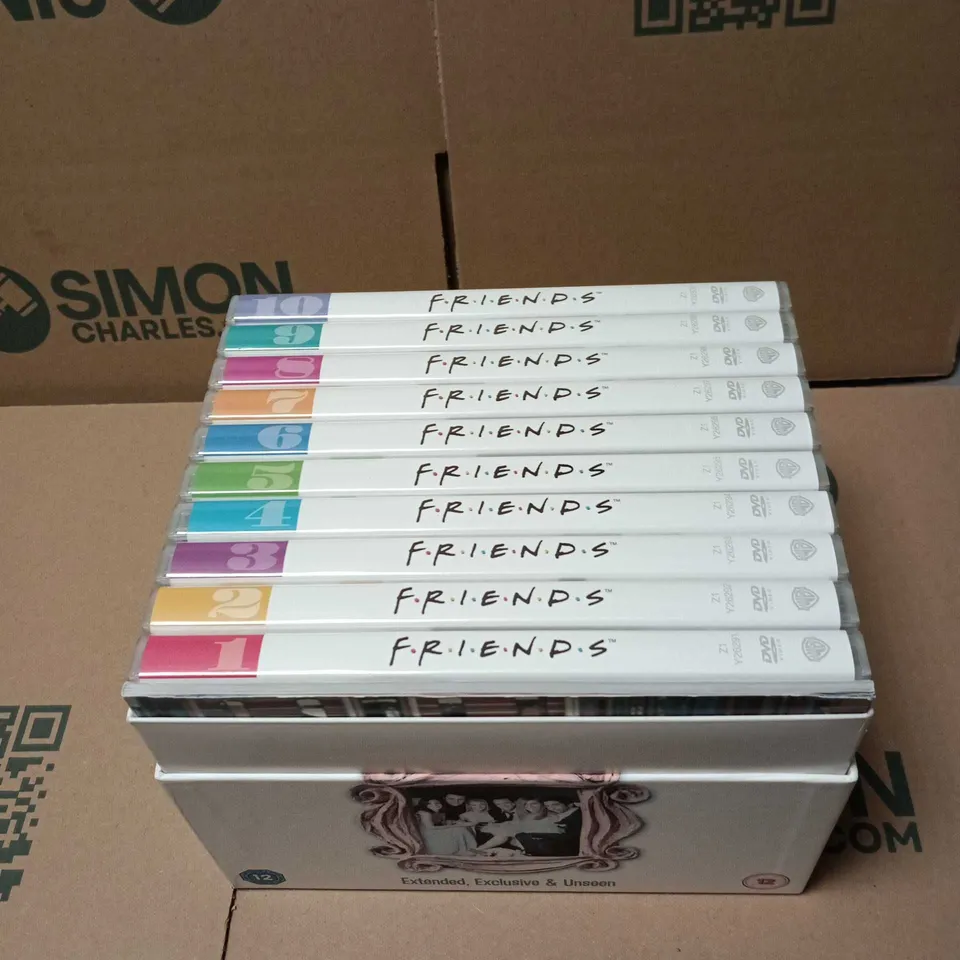 FRIENDS: THE COMPLETE SERIES ON DVD – EXTENDED, EXCLUSIVE & UNSEEN BOX SET