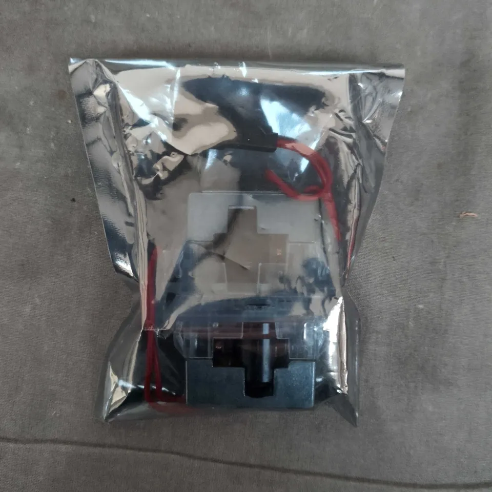 Electronic component module with red wires – in anti-static bag
