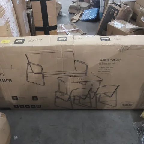 BOXED KEPLIN 4PCS GARDEN FURNITURE SET