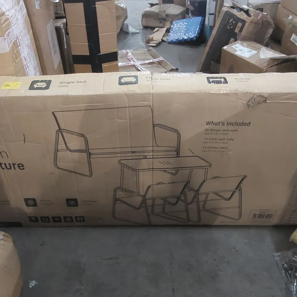 BOXED KEPLIN 4PCS GARDEN FURNITURE SET 
