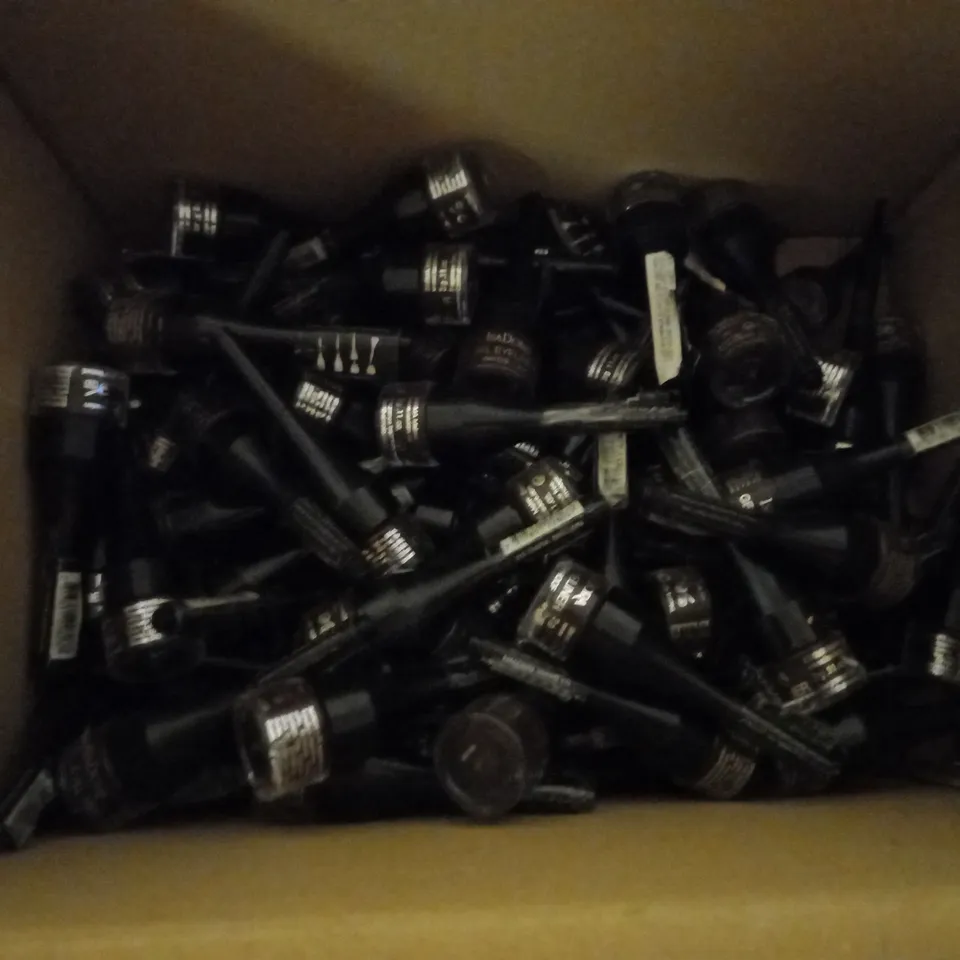 BOX OF APPROXIMATELLY 80 ISADORA WATERPROOF GEL EYELINER BOTTLES (3 GRAMS)