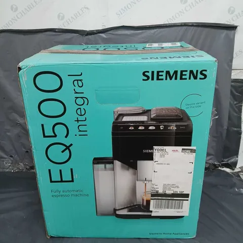 BOXED SIEMENS TQ513GB1 BEAN TO CUP FREESTANDING COFFEE MACHINE - COLLECTION ONLY