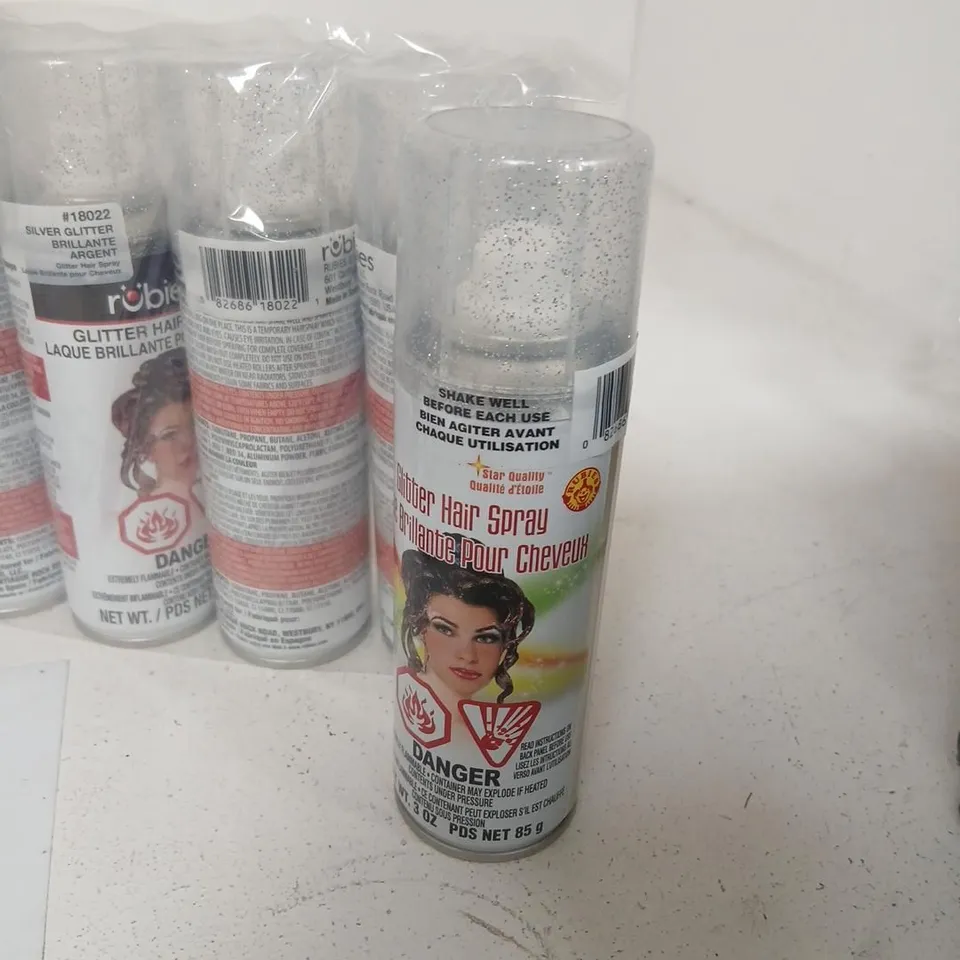 APPROXIMATELY 24 ASSORTED AEROSOL SPRAYS TO INCLUDE; ASSORTED HEALTH & BEAUTY AEROSOLS & SPRAYS – CLIPPERCIDE, GLITTER HAIR SPRAY, SURE DEODORANT & AIR FRESHENER (VERIFY)