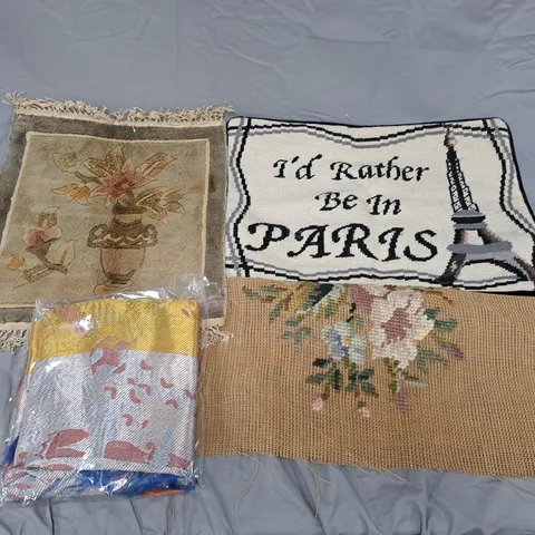 BOX OF APPROXIMATELY 20 ASSORTED HOME FABRIC ITEMS