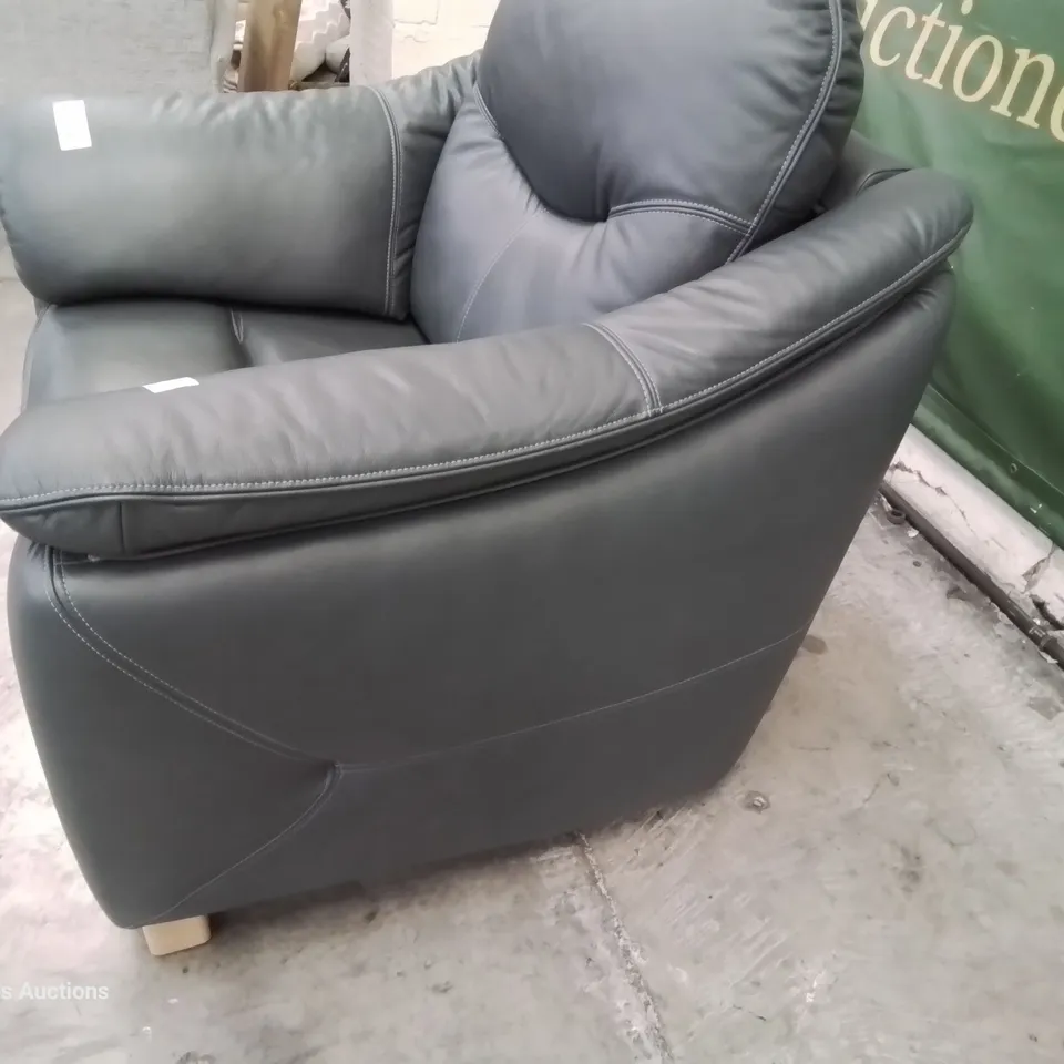 QUALITY BRITISH DESIGNER & MANUFACTURED G PLAN JACKSON POWER RECLINING EASY CHAIR CAMBRIDGE PETROL BLUE LEATHER 