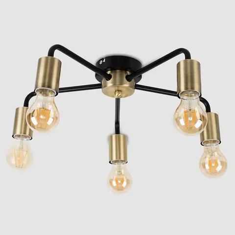 BOXED MARRIE SEMI FLUSH MOUNT 5 LIGHT CEILING LIGHT FITTING