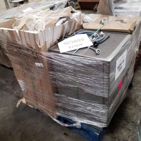 PALLET OF APPROXIMATELY 4 UNPROCESSED RAW RETURN WHITE GOODS TO INCLUDE