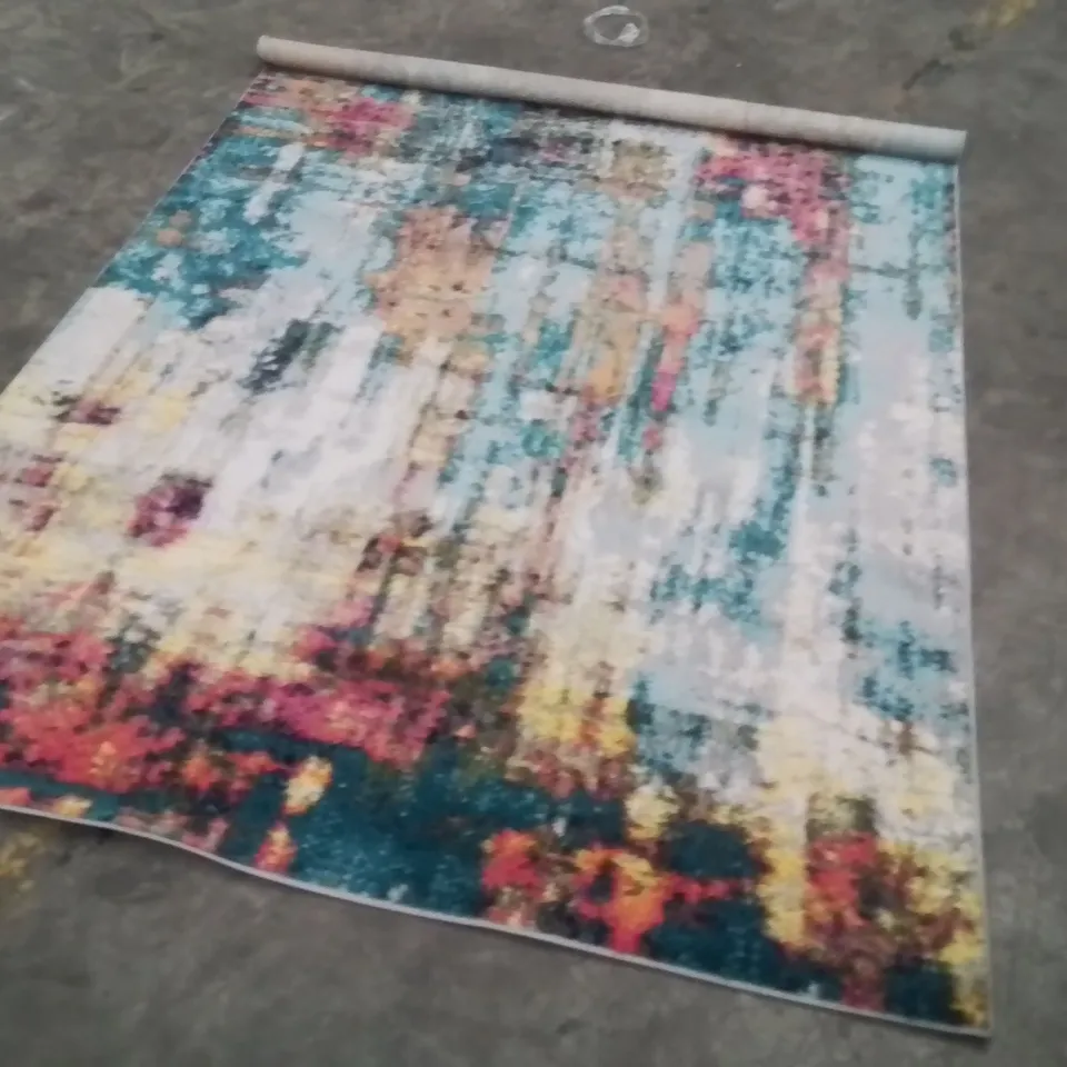 STILLAGE OF APPROXIMATELY 20 QUALITY DESIGNER RUGS