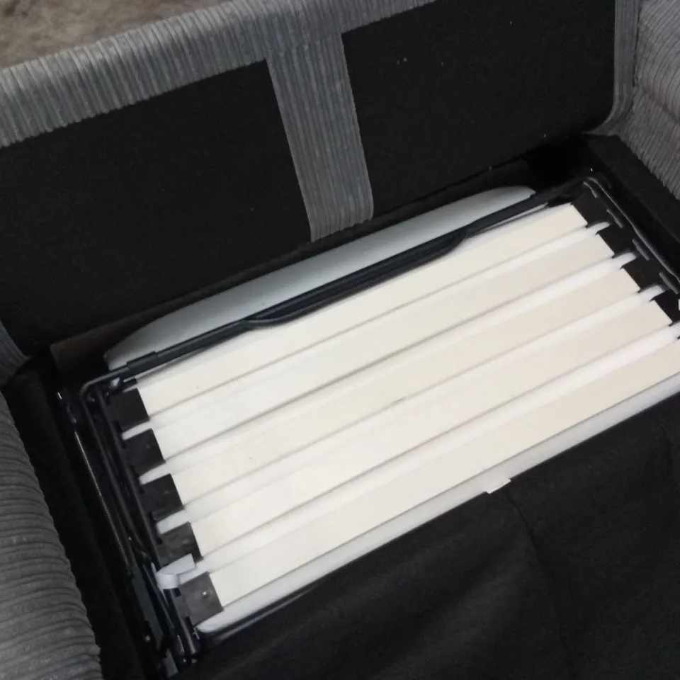 AMALFI STANDARD BACK FABRIC SOFA BED - CHARCOAL RRP £699