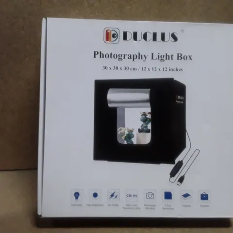 BOXED DUCLUS PHOTOGRAPHY LIGHT BOX 30 X 30 X 30 CM