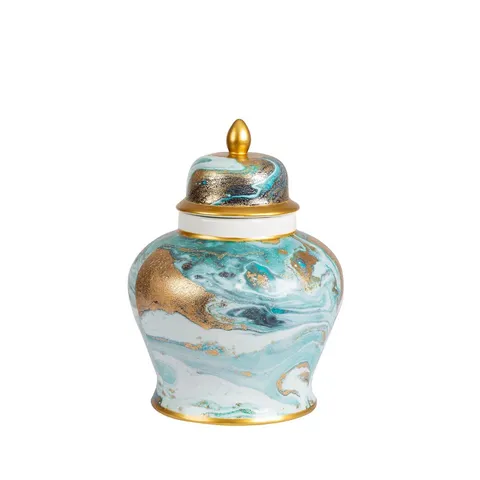 BOXED JERSEYTOWN CERAMIC GINGER JAR