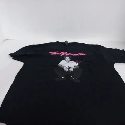BRUNO MARS THE ROMANTIC BLACK T SHIRT LARGE