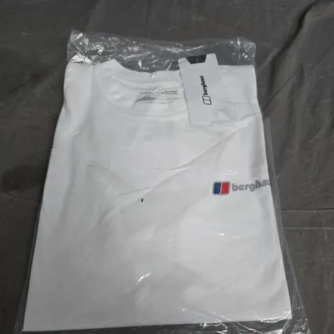 BERGHAUS WHITE T‑SHIRT - SIZE S
