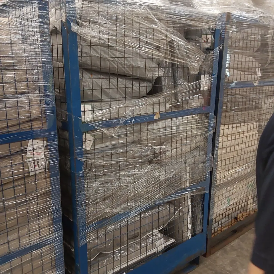 LARGE CAGE PALLET TO CONTAIN A VAST QUANTITY OF GARDEN CUSHIONS - FOR RATTAN SOFA SETS (CAGE NOT INCLUDED)
