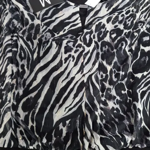 JULIEN MACDONALD CHIFFON OVERLAY TOP MEDIUM
