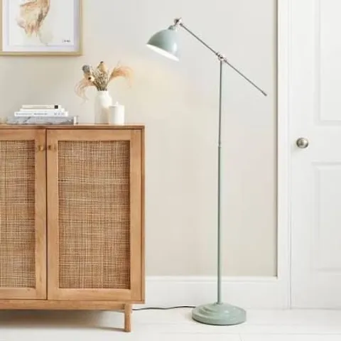 BOXED LEVER ARM READING FLOOR LAMP