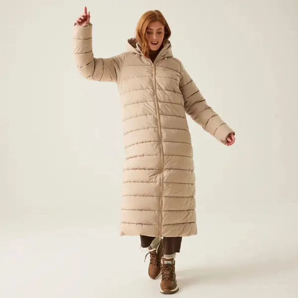 BRAND NEW REGATTA WOMEN’S ELENDER LONG HOODED PUFFER SIZE 16