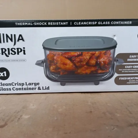 NINJA CRISPI CLEANCRISP LARGE GLASS CONTAINER & LID – 3.8L