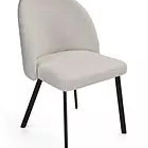 BOXED SET OF 4 CORTES DINING CHAIRS - NATURAL // CHAIRS ONLY (1 BOX)