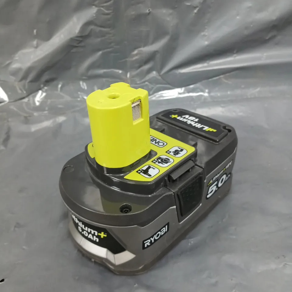 RYOBI RB18L50 18V ONE+ LITHIUM+ 5.0AH BATTERY RRP £124.99