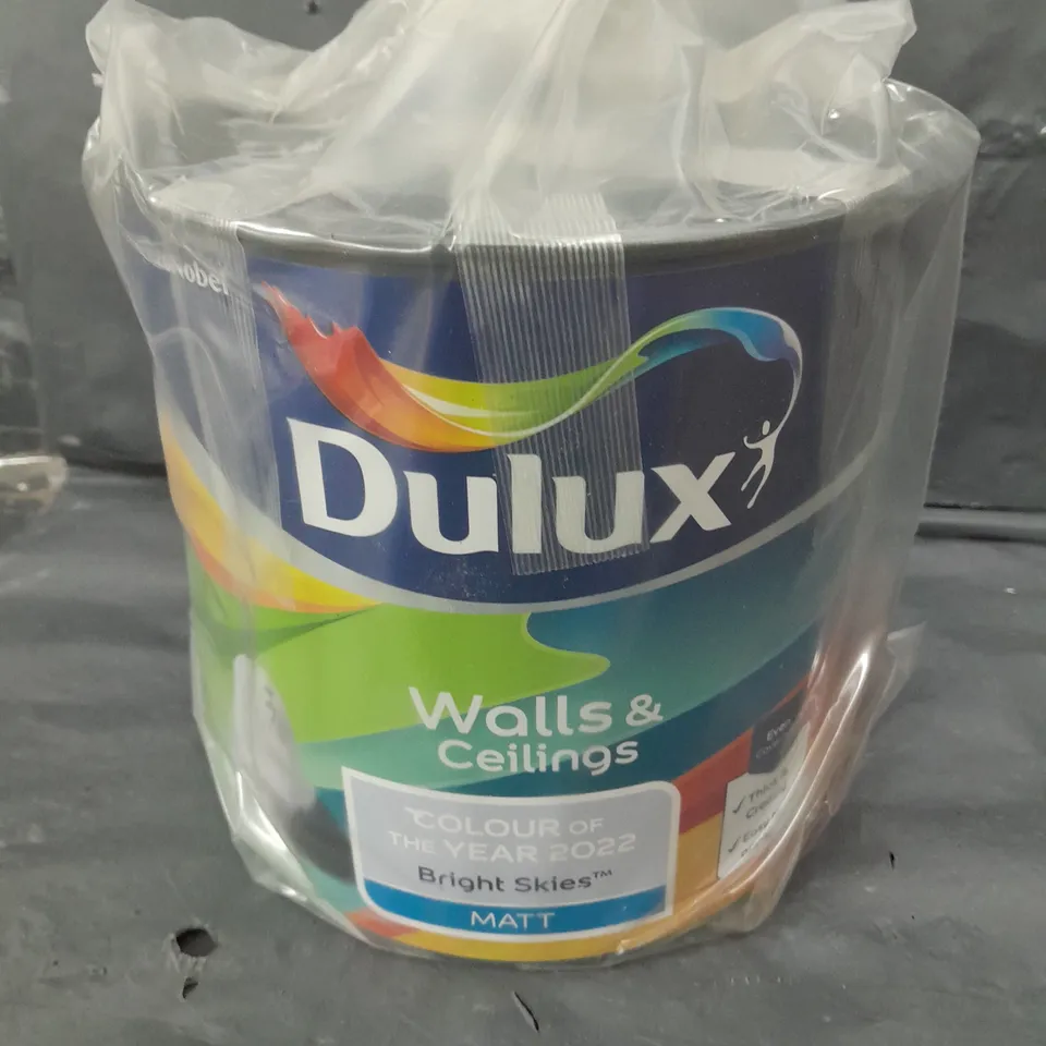 SEALED DULUX WALLS & CEILINGS MATT PAINT - 2.5L - BRIGHT SKIES 