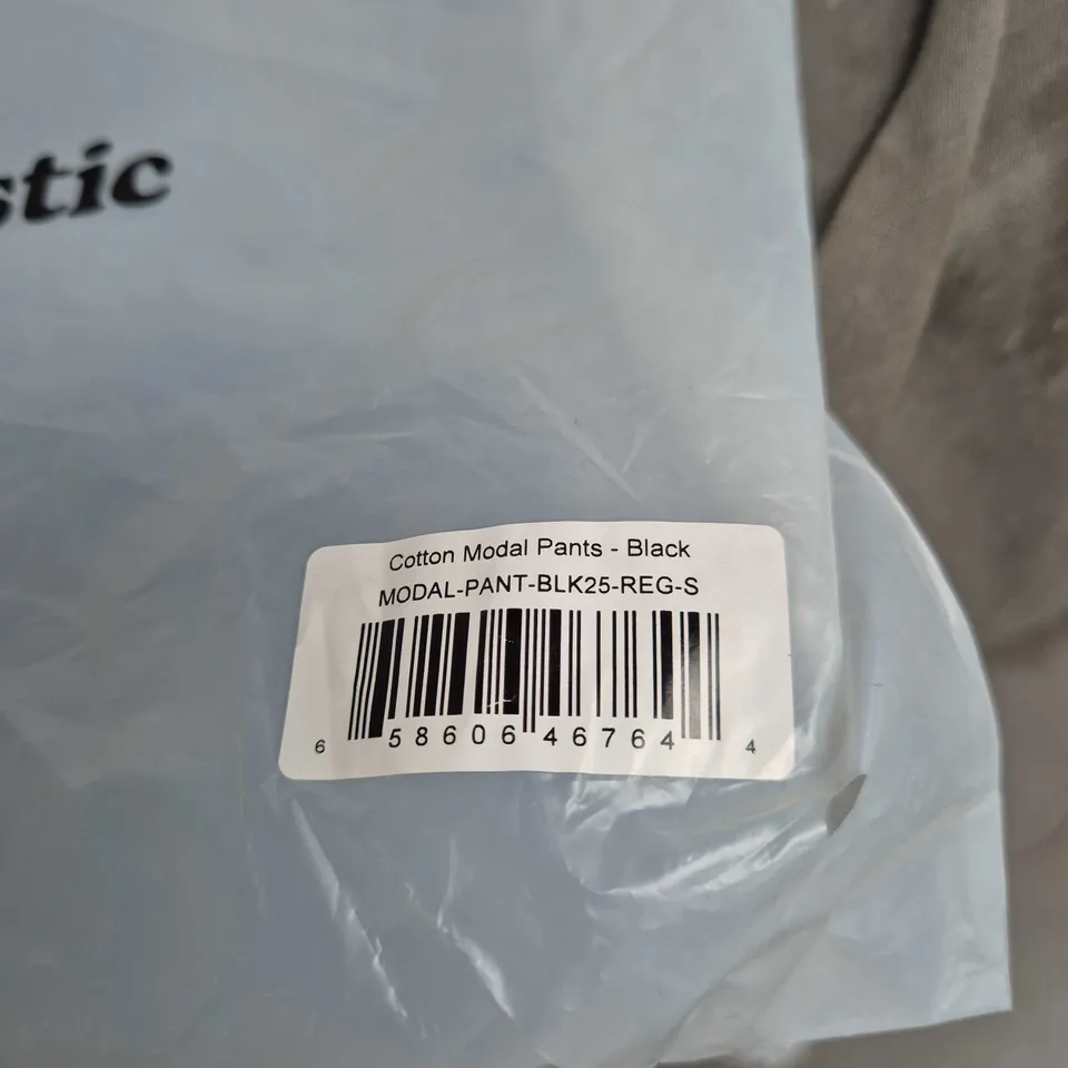ADANOLA COTTON MODAL PANTS – BLACK, SIZE S