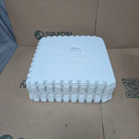 3 X APPROXIMATELY 10 FLOORING TILES/MODULAR MATS UNBOXED