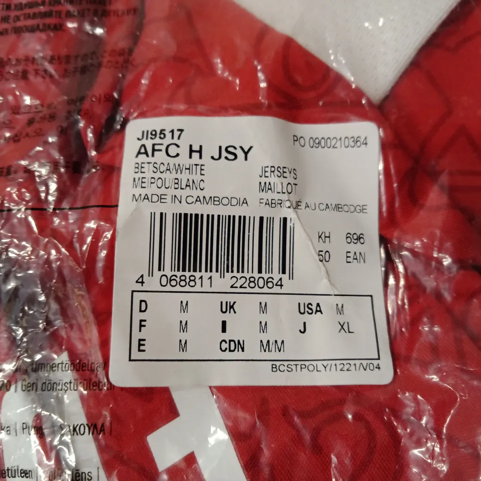 ARSENAL FC ADIDAS FOOTBALL JERSEY – MEN'S, UK MEDIUM