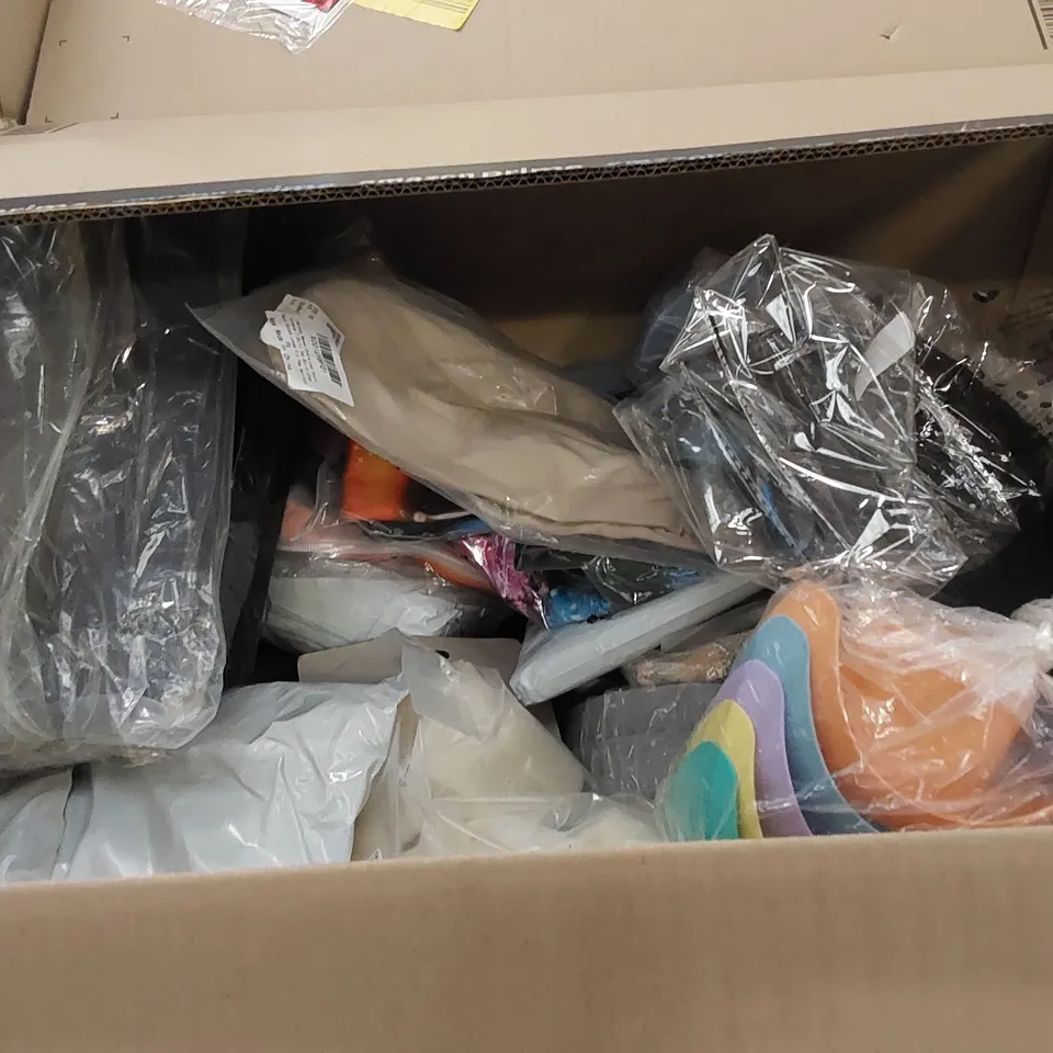 PALLET TO CONTAIN ASSORTED HOUSEHOLD ITEMS AND CONSUMER PRODUCTS. INCLUDING CLOTHING, FOOTWEAR, BOOKS, FILM, DECORATIVE ITEMS, PARTY GAMES ETC