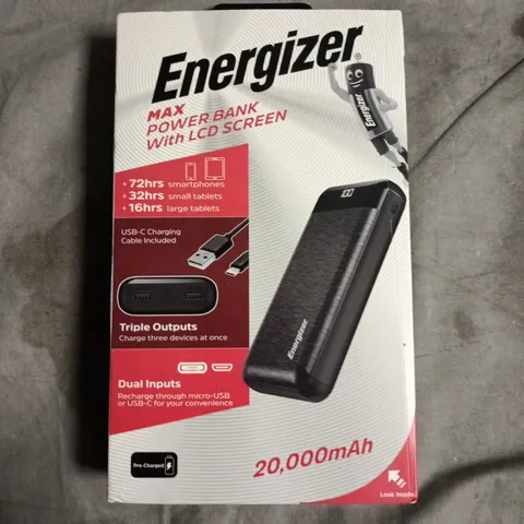 ENERGIZER MAX 20,000MAH POWER BANK